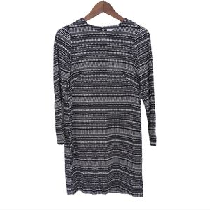H&M | Dresses | Nwot H M Black And White Striped Tie Belt Shirt Dress Midi  Size Xs | Poshmark